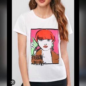 564-Zara Classic White‎ Tee